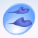 Leaf Stack Bracelet Bluebell Blue.Png