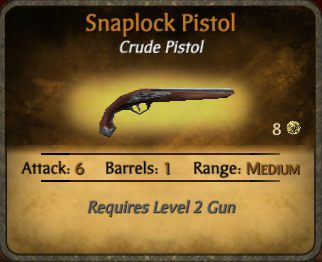 Snaplock Pistol