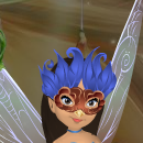 Blue Jay Blue Wren Feather Bird Mask