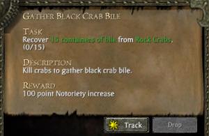 Gather Black Crab Bile
