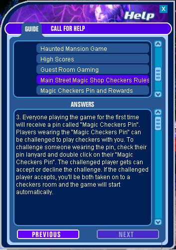 Main Street Magic Shop Checkers Rules