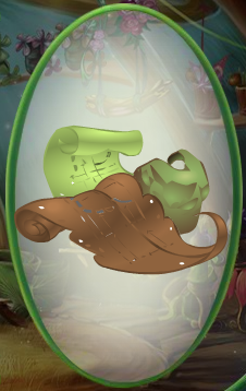 Lettuce Leaf Green Blueprint Scrolls