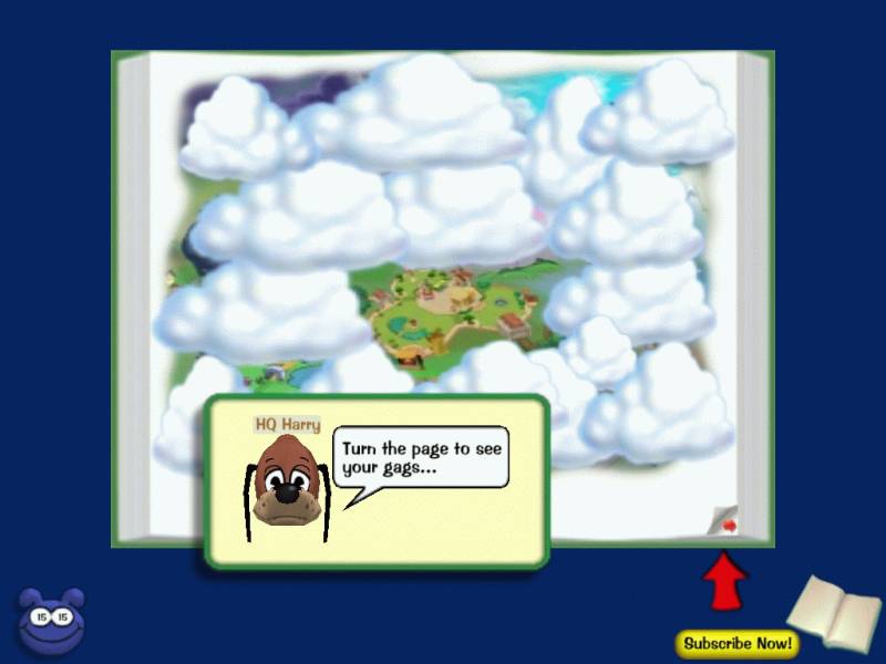 When HQ Harry showed you the map in the Shticker Book it looked like this.