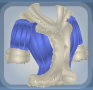 Bluebell Blue Down Feather Sweater.Png