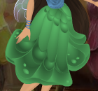 Grassblade Green Long Lily Pad Skirt