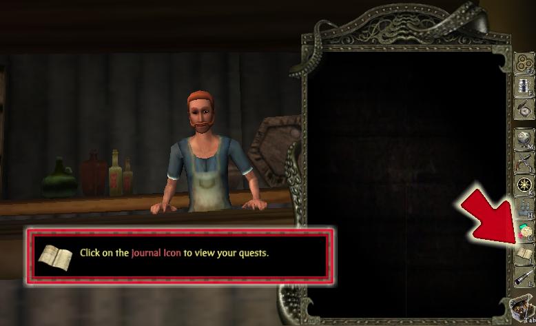 Click The Journal Icon