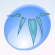 Daisy Petal Necklace Bubble Blue.Png