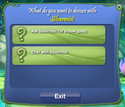 Silvermist's Grotto Options