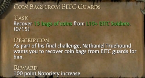 COIN BAGS FROM EITC GUARDS