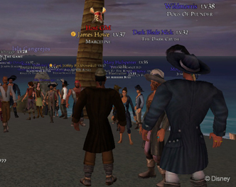 Host GM James Howe is mobbed on the beach.