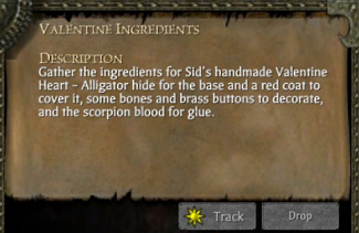 VALENTINE INGREDIENTS