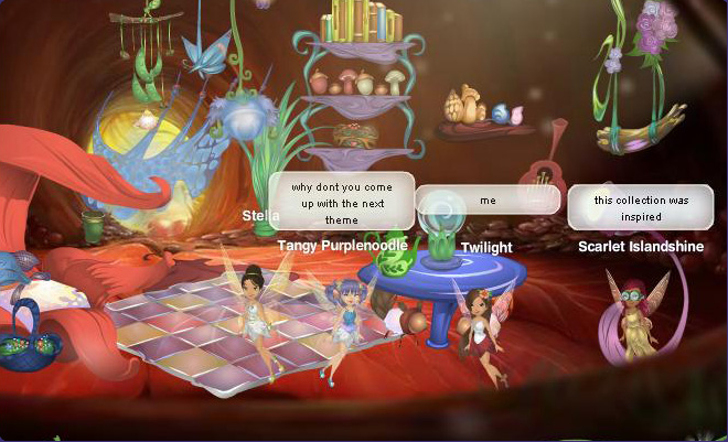 Pixie Hollow's Top Models!