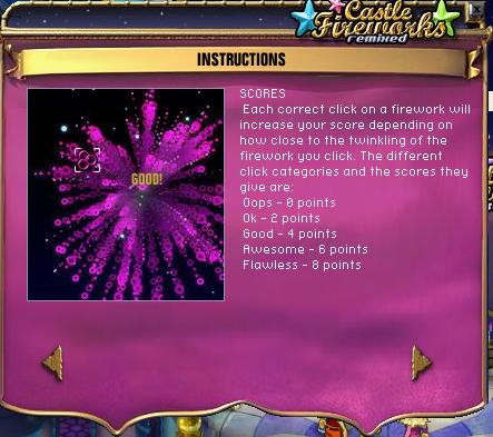 Castle Fireworks Remixed Instructions