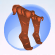 Leaf Topper Boots Pumpkin Orange.Png