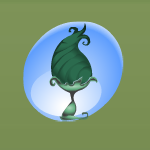 Petal Candle Pine Green
