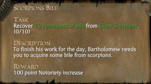 SCORPIONS BILE