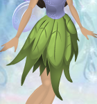Feather Frill Skirt Celery Green