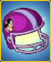 Football Helmet Purple