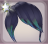 Grape Purple Side Swept Bangs.Png
