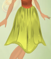 Long Lily Skirt Daffodil Yellow