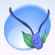 Rose Bud Pendant Bluebell Blue.Png