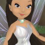 Waterfall Blue Firefly Glow Choker