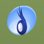 Peacock Blue Dewdrop Mirror