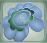 Butterfly Blue Little Lily Pad Barrette.Png