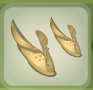 Yellow Cream Petal Slippers.Png