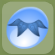 Twirly Leaf Belt Cornflower Blue.Png