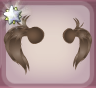 Fawn Brown Pixie Ponytails Back.Png