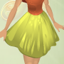 Daffodil Yellow Meadow Grass Sarong