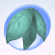 Sweetgum Leaf Skirt Hydrangea Blue.Png