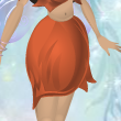 Pumpkin Orange Buttercup Skirt