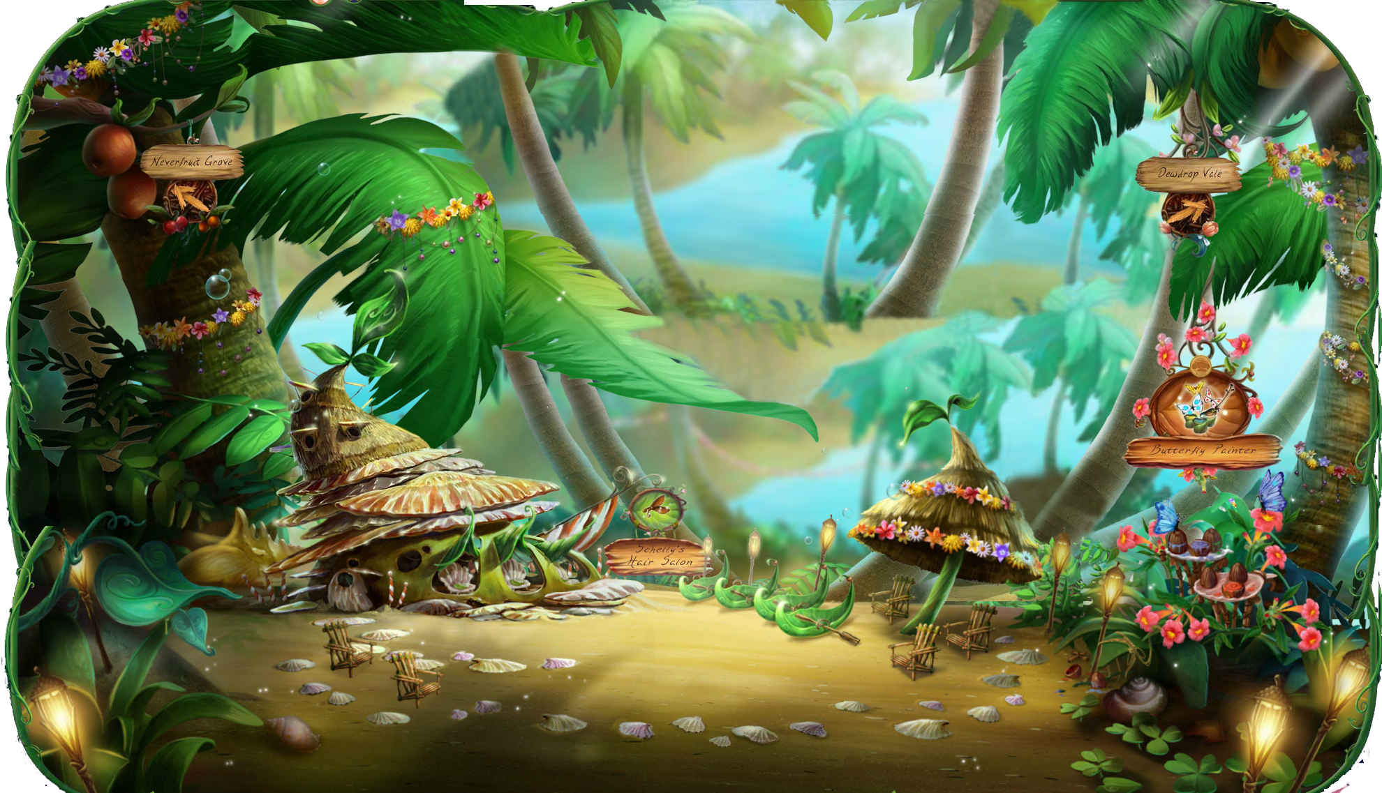 Palm Tree Cove (Click to Enlarge)