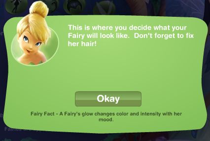 Deciding how your Fairy looks