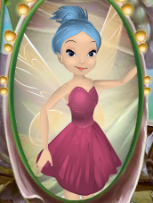 Havendish Blue Wing-Swept Bun