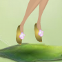Flower Slippers Corn Cob Yellow