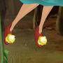 Sunset Orange Firefly Glow Toes Slippers