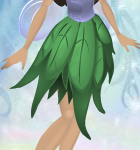 Feather Frill Skirt Grassblade Green