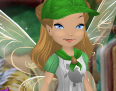 Cinnamon Brown Camp Pixie Dust Kerchief with Tinker Bell Green Trim (Fairy)
