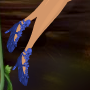 Blueberry Blue Pine Needle Heels