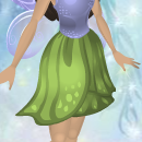 Celery Green Sparkle Poppy Skirt