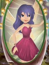 Amethyst Purple Wing-Swept Bangs